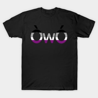 ÒwÓ asexual angry owo pride emoticon T-Shirt